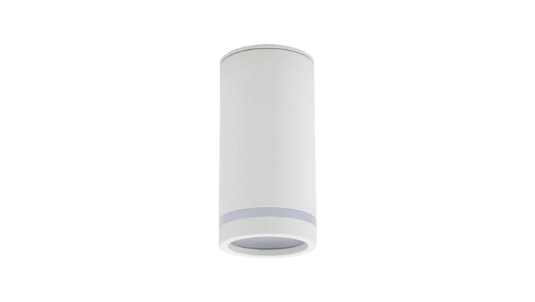 Lampa sufitowa spot biały – tuba natynkowa JET WHITE DOWNLIGHT 1* GU10 6919 TK Lighting