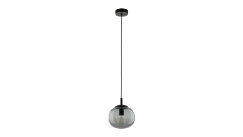 Lampa wisząca ze szklanym, grafitowym kloszem 1xE27 VIBE 5825 TK Lighting
