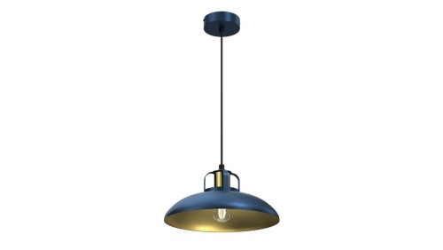 Lampa wisząca FELIX NAVY BLUE/GOLD 1xE27 MLP7714 Milagro