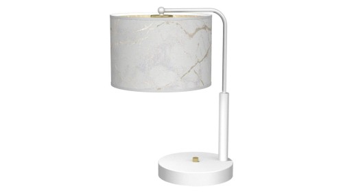 Lampka nocna SENSO White/Gold 1xE27 MLP7310 Milagro