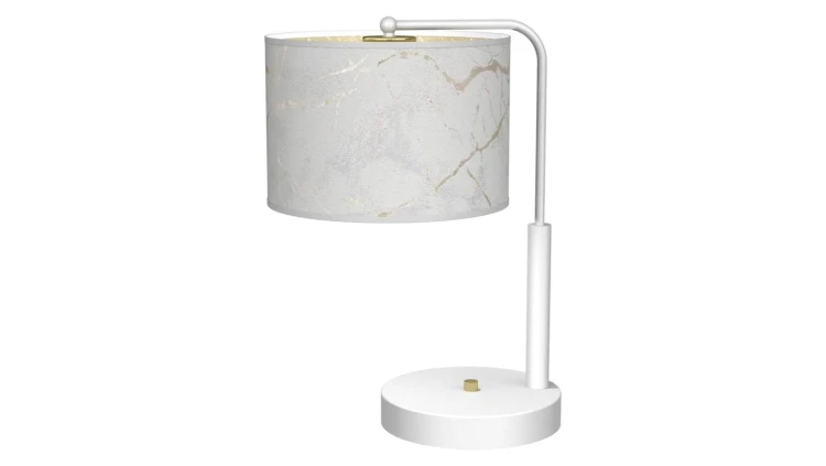 Lampka nocna SENSO White/Gold 1xE27 MLP7310 Milagro