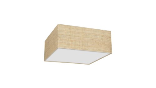 Lampa sufitowa MARSHALL WHITE / RATTAN 3xE27 MLP7485 Milagro