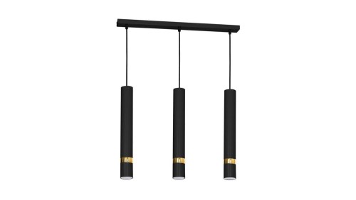 Lampa wisząca JOKER BLACK/GOLD 3xGU10 MLP6080 Milagro