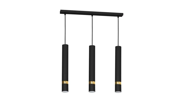 Lampa wisząca JOKER BLACK/GOLD 3xGU10 MLP6080 Milagro
