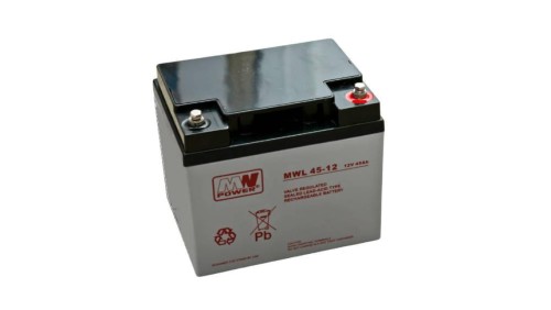 MWL 45-12 Akumulator AGM 12V 45Ah 10-12lat żywotności MW Power