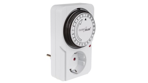 Włącznik czasowy - timer mechaniczny GreenBlue, 48 programów, max. obciążenie 16A, IP20, GB360 F