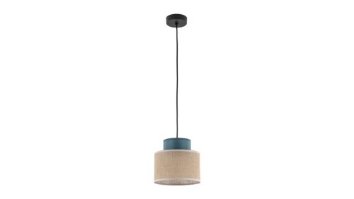 Lampa wisząca z podwójnym kloszem DUO JUTA GREEN na E27 3257 TK Lighting