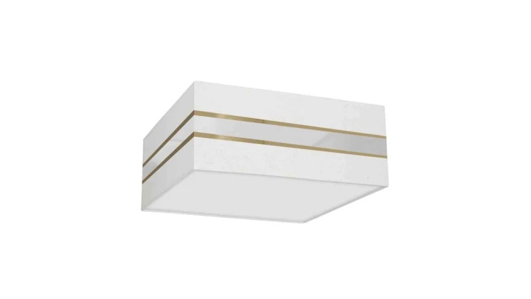 Lampa sufitowa Kwadrat ULTIMO WHITE 3xE27 50cm MLP7348 Milagro