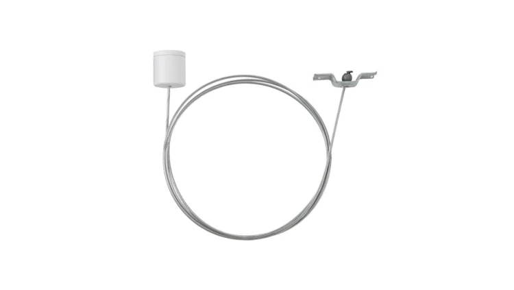 Zawiesie podwieszające do szyn TRACER 3 obwodowy Biały / chrom 5305 TK Lighting