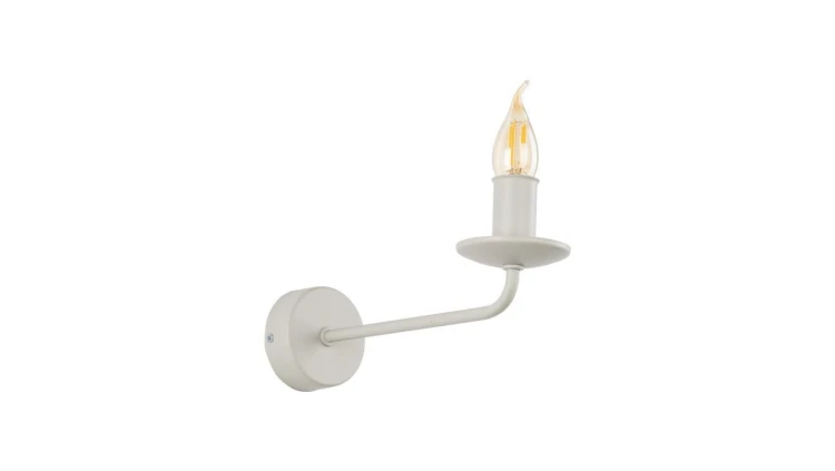Kinkiet ścienny w formie świecznika z serii LIMAL beż na E14 10244 TK Lighting