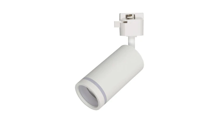 Lampa reflektor na szynę biały 1 fazowy TRACER GU10 WHITE RING 6898 TK Lighting
