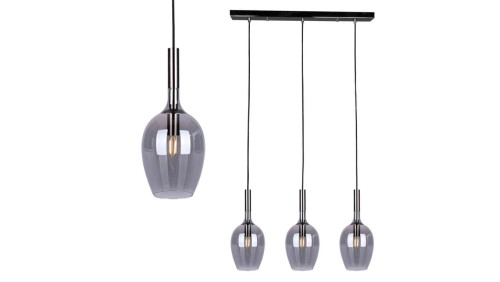 Lampa wisząca LUGANO SMOKED 3xE14 ML8814 Milagro