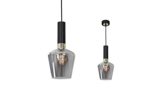 Lampa wisząca z białym szklanym kloszem PARVA na E14 do salonu K-5100 Kaja Lighting
