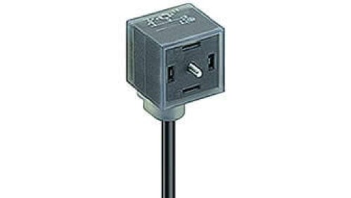Kabel konfekcjonowany jednostronnie zakończony złącze zaworowe zgodne z DIN typ A z wskaźnikiem LED VAD 1B-1-3-226/5 M