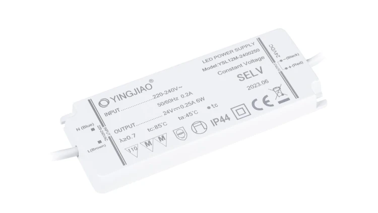 Zasilacz stałonapięciowy LED Yingjiao YSL12M 24V 0,25A 6W