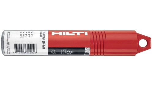 Zestaw metrycznych wierteł udarowych Hilti TE-C 5,6,8,10,12mm / zestaw M1 (6)