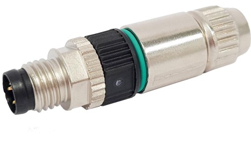 VK003T78 Złącze kablowe, proste, do samodzielnego montażu, szybkozłącze, Ø1,9-3,5mm, 2A, 32V, -40-85C, wtyk M8 3-pin, IP67