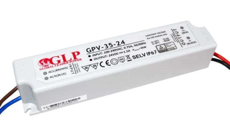 GPV-35-36 Zasilacz impulsowy do LED 35W 36V/1A, IP67 hermetyczny