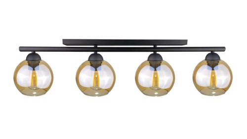 Lampa sufitowa nowoczesna 4xE27 AMARUS BLACK