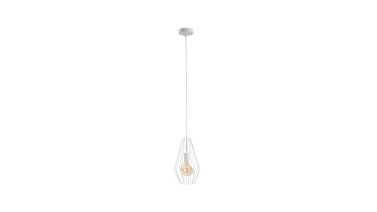 Lampa wisząca loftowa 1xE27 LEX WHITE