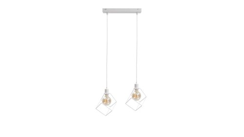 Lampa wisząca loftowa 2xE27 RUBEN WHITE