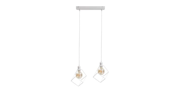 Lampa wisząca loftowa 2xE27 RUBEN WHITE