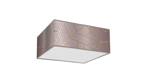 Lampa sufitowa ZIGGY PINK Gold/Pink 3xE27 MLP7589 Milagro