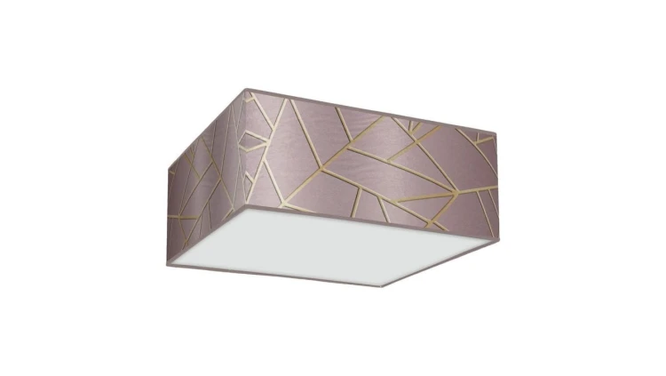 Lampa sufitowa ZIGGY PINK Gold/Pink 3xE27 MLP7589 Milagro