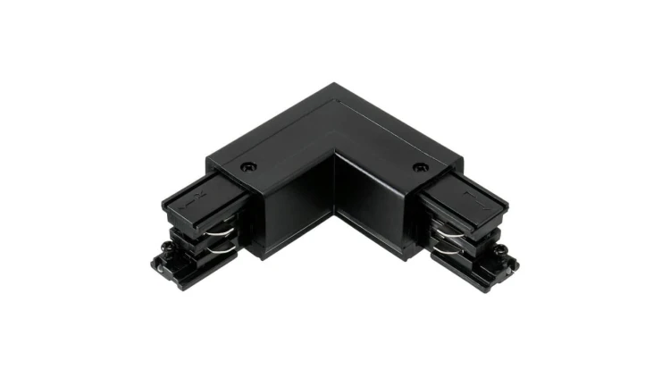 Konektor 90 stopni do LUXSYSTEM-3F black czarny PRAWY