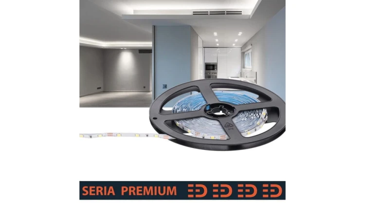 Taśma Premium 12V Slim 4mm 60led 10000K 500lm SMD2835 (5) PL3Y