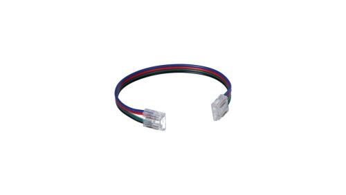 Złączka do taśmy led COB/RGB kolor 10mm taśma-przewód 15cm-taśma