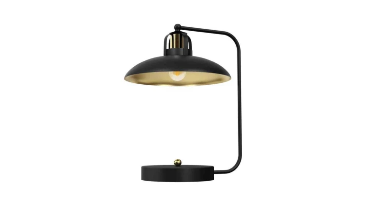 Lampka biurkowa FELIX BLACK/GOLD 1xE27 MLP8908 Milagro