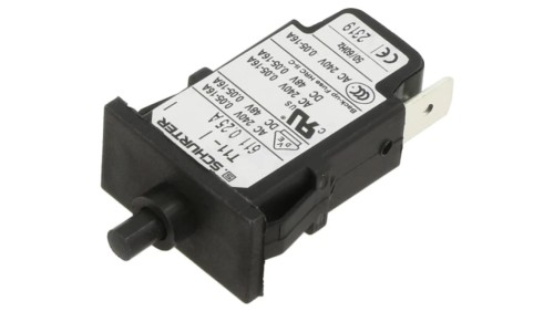 T11-611-0.25A Wyłącznik nadprądowy Iznam: 0,25A Uznam: 240VAC 48VDC SPST Bieguny: 1