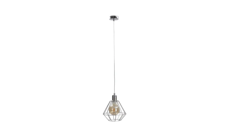 Lampa wisząca loftowa 1xE27 FOSKAL SILVER