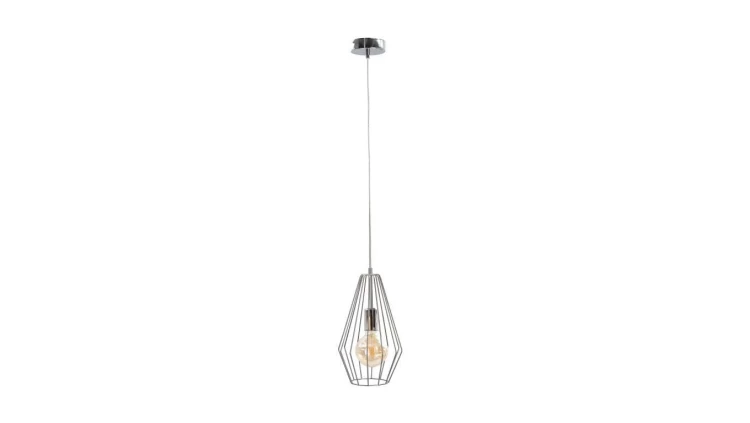 Lampa wisząca loftowa 1xE27 LEX SILVER