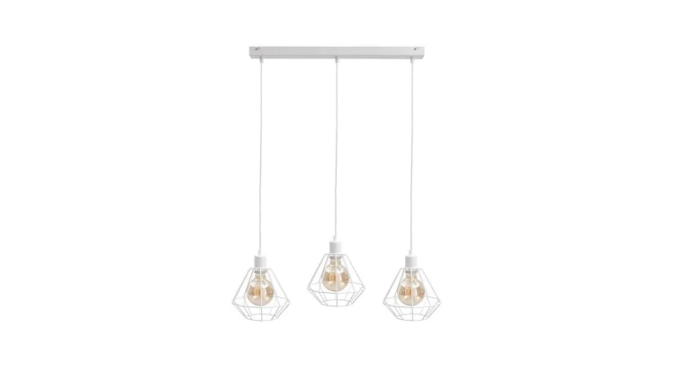 Lampa wisząca loftowa 3xE27 FOSKAL WHITE