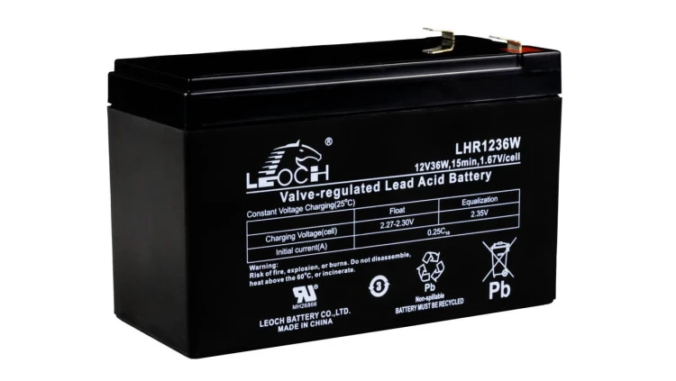 Akumulator bezobsługowy AGM 36W 12V Leoch LHR 1236W F2