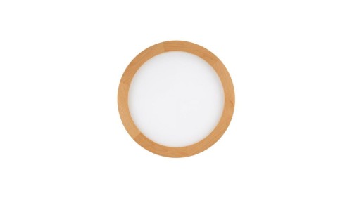Lampa sufitowa okrągła średnica 30cm drewniana AQUA WOOD BUK 24W LED 18004 TK Lighting