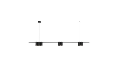 Lampa wisząca (listwa) GENESIS BLACK 7xGU10 ML0370 Milagro