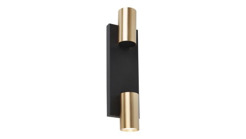 Kinkiet GENESIS WALL BLACK GOLD 2xGU10 ML0380 Milagro
