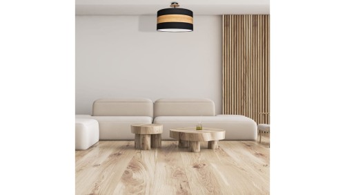 Kinkiet lampa ścienna szara z rozetą i reflektorkiem z serii LIVIA GRAY 10223 TK Lighting