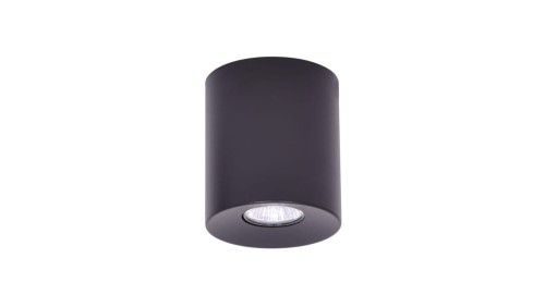 Spot w kształcie tuby do korytarza czarny z serii HORN K-5130 Kaja Lighting