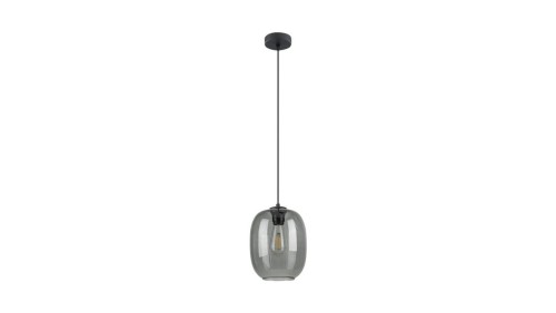 Lampa wisząca szklana z grafitowym kloszem ELIO 1xE27 5971 TK Lighting