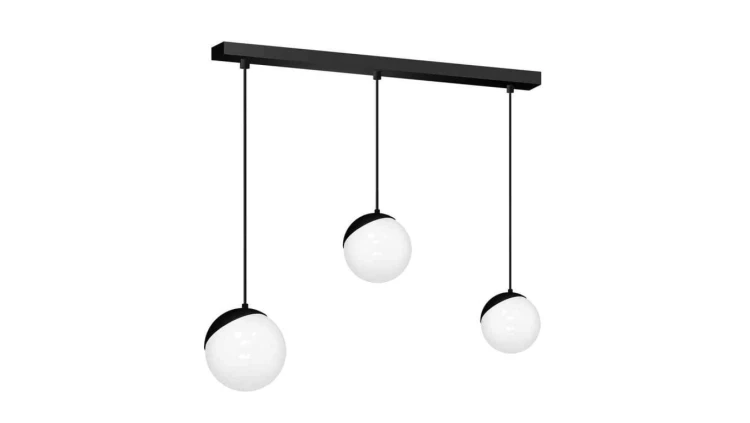 Lampa wisząca SFERA BLACK 3xE14 MLP7237 Milagro