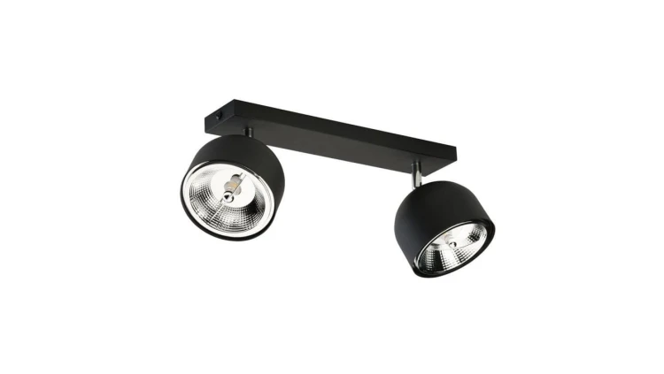 Lampa sufitowa ALTEA BLACK 2 PŁ + żarówki 6518 TK Lighting