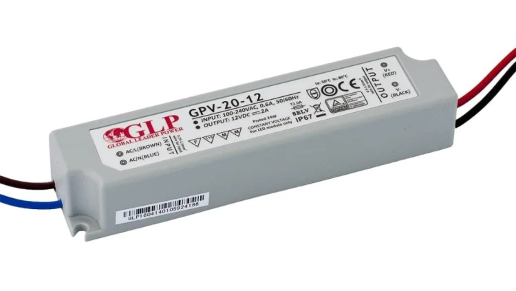 GPV-20-5 Zasilacz LED 20W 5V/3A, IP67 hermetyczny