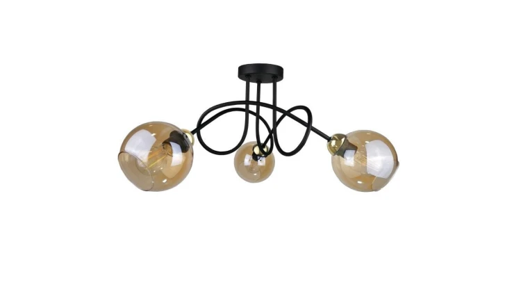 Lampa sufitowa nowoczesna 3xE27 VENUS GOLD