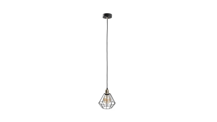 Lampa wisząca loftowa 1xE27 FOSKAL GOLD