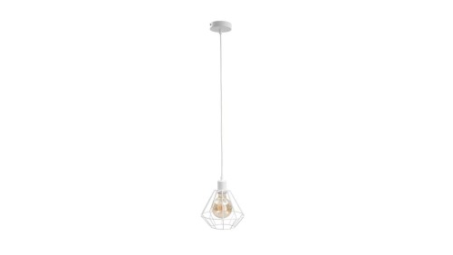 Lampa wisząca loftowa 1xE27 FOSKAL WHITE