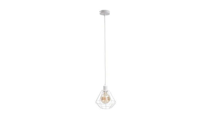 Lampa wisząca loftowa 1xE27 FOSKAL WHITE